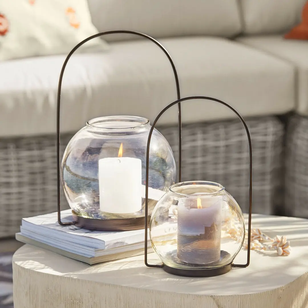 Loberon Serenaro Windlichtset 2 Stuks - Ø19cm - afbeelding 4 van 4