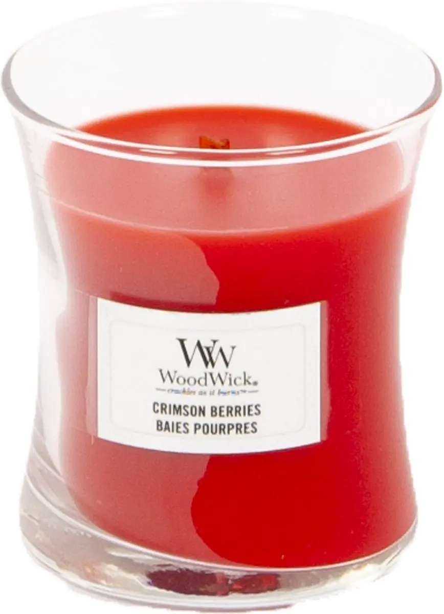 WoodWick Mini Geurkaars Crimson Berries - afbeelding 2 van 2