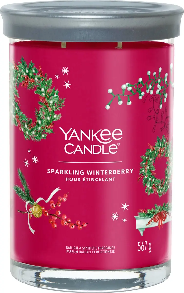 Yankee Candle Sparkling Winterberry Geurkaars