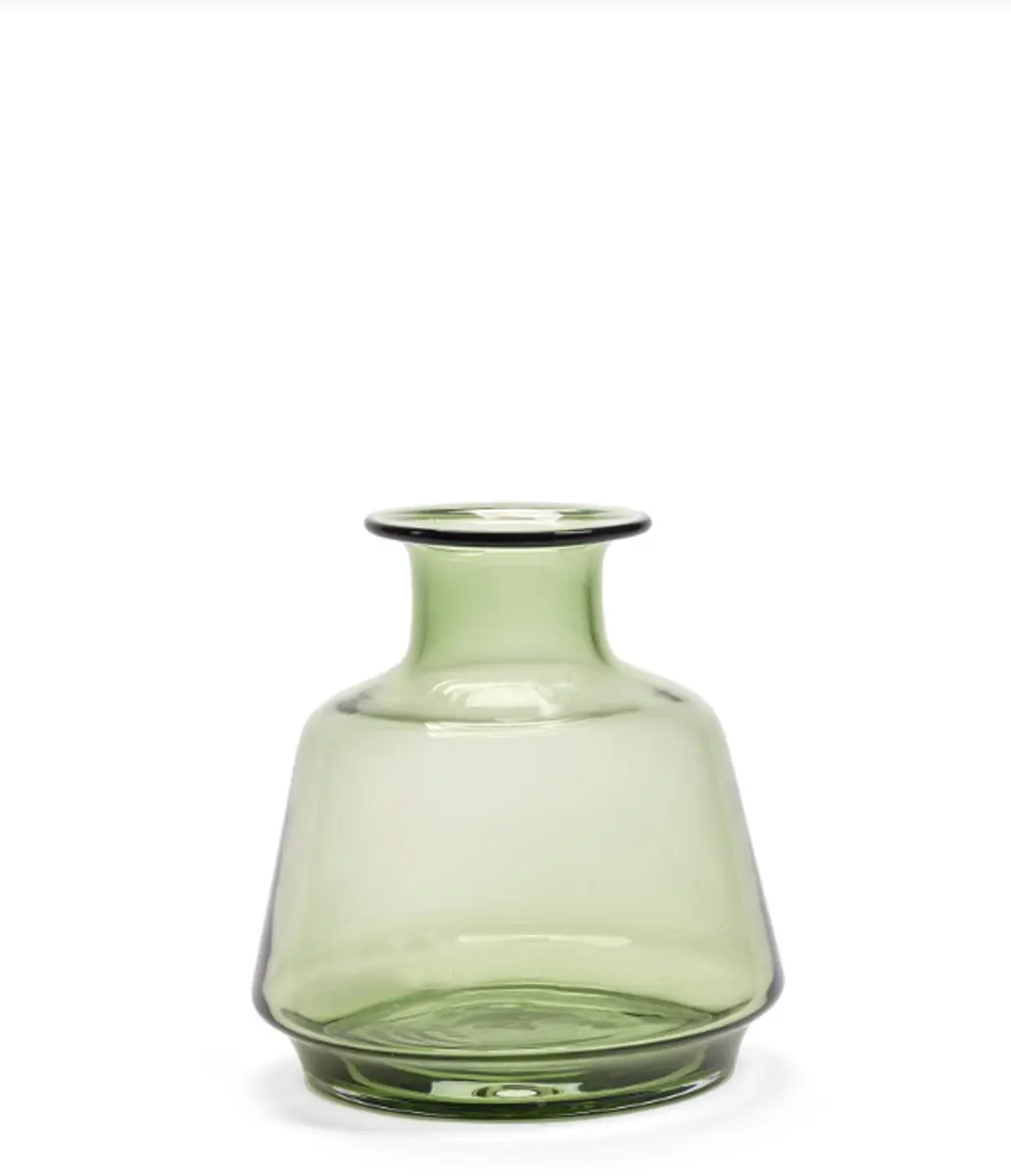 Serax Vaas-Vaas voor Bloemen Glas Groen D 20 cm H 20 cm