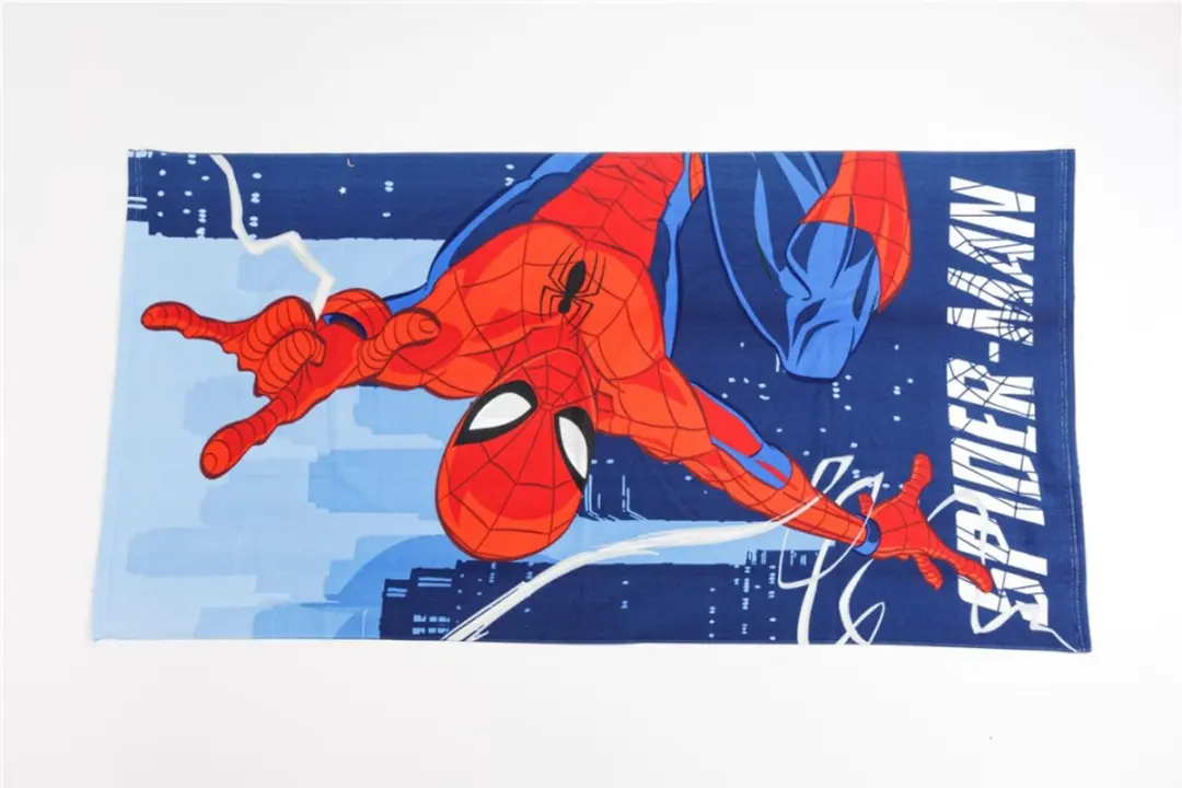 Spider-Man Strandhanddoek 70x140cm Multicolor - afbeelding 6 van 6