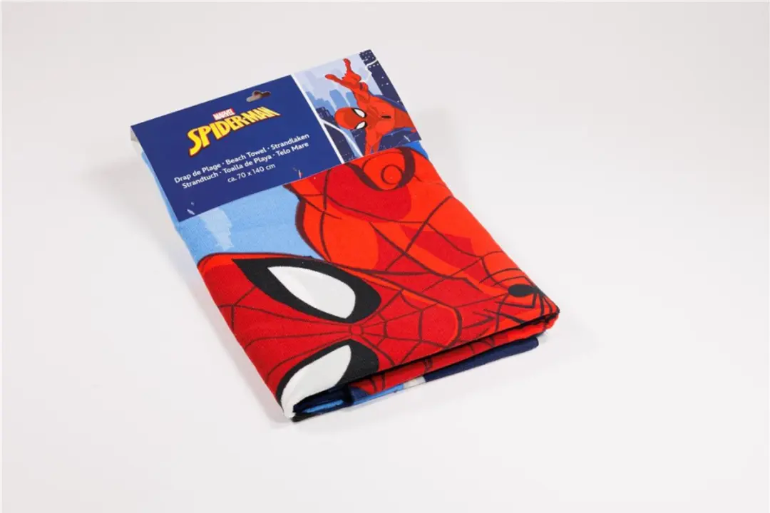 Spider-Man Strandhanddoek 70x140cm Multicolor - afbeelding 2 van 6