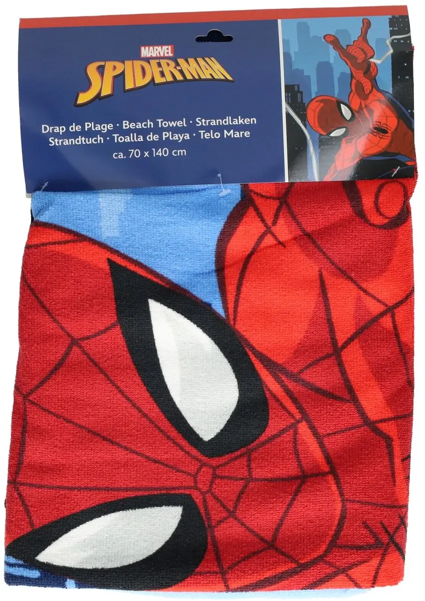 Spider-Man Strandhanddoek 70x140cm Multicolor