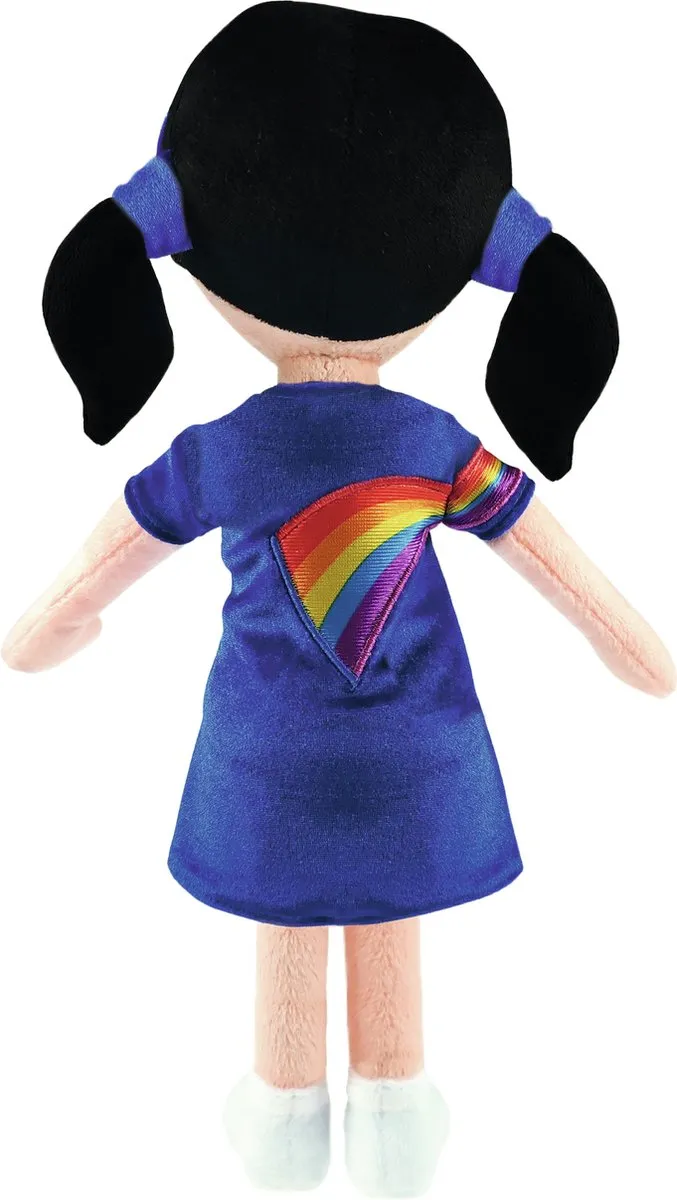 K3 Marthe Knuffelpop 30cm - Regenboogjurk