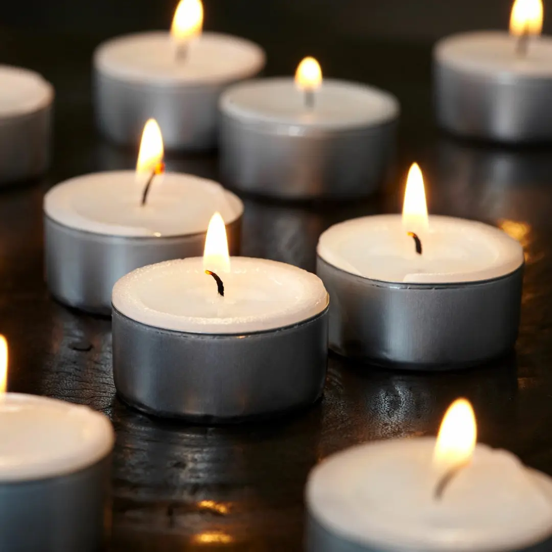Spaas Theelichtjes 50 Stuks - Wit - afbeelding 2 van 5