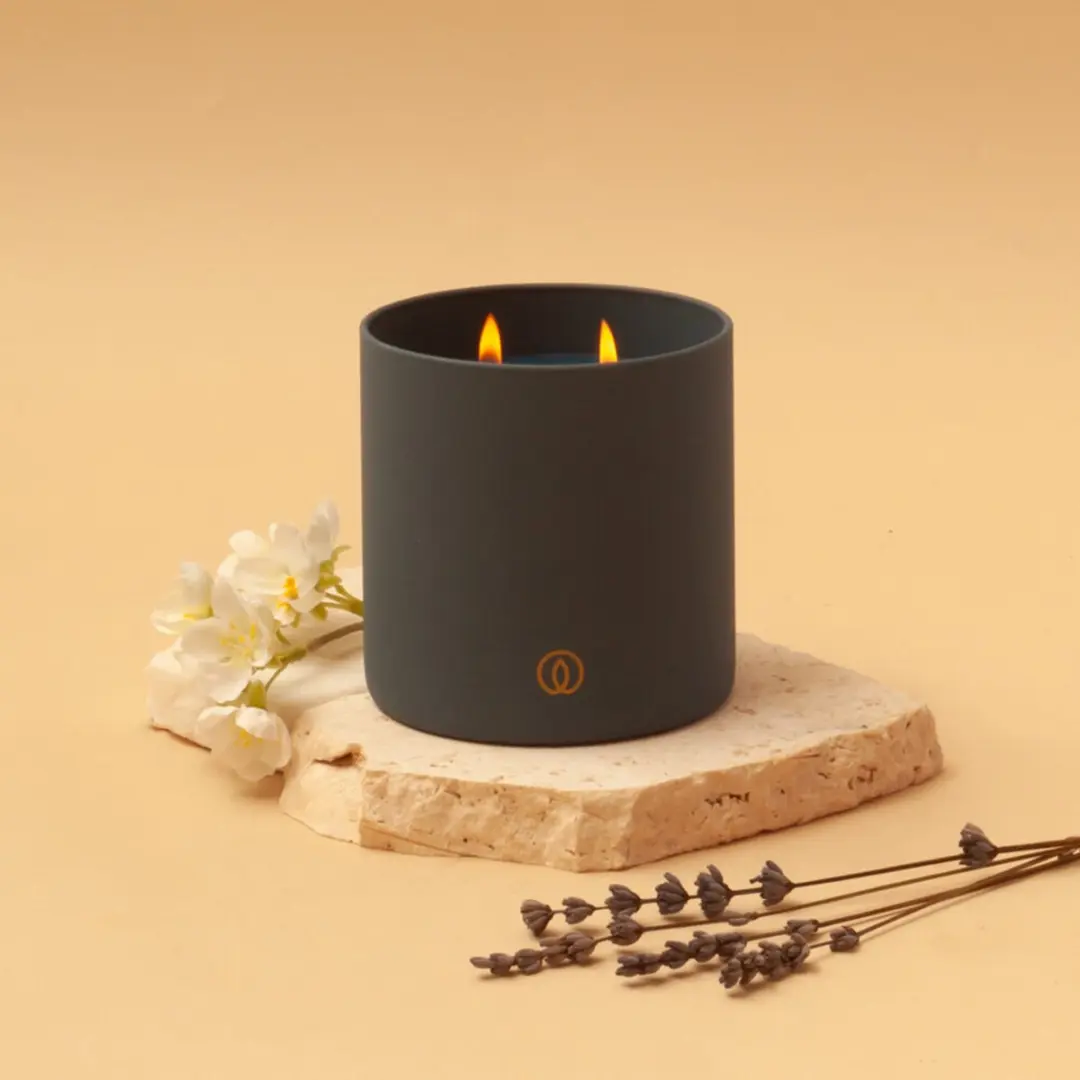 Spaas Glow Geurkaars Lavendel en Oranjebloesem - 6x - afbeelding 3 van 5
