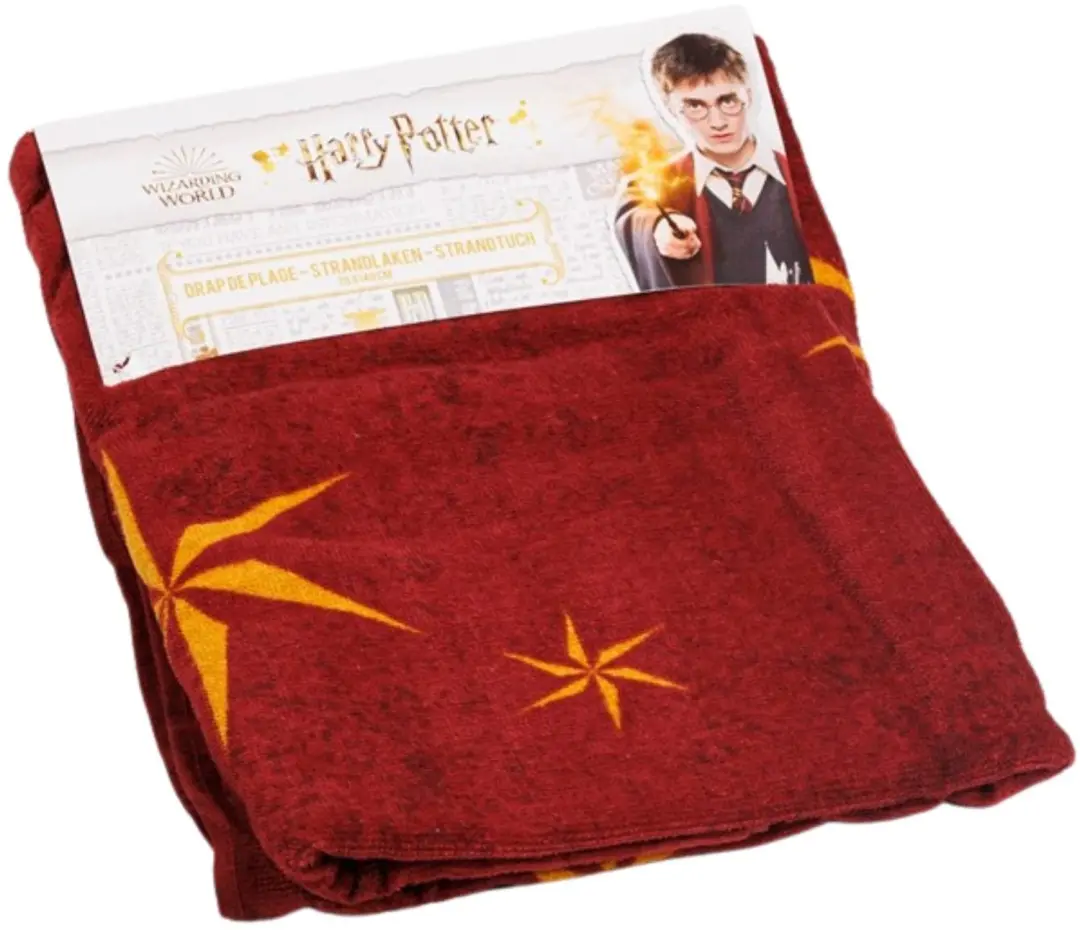 Harry Potter Strandlaken 70x140cm - Rood - afbeelding 3 van 5