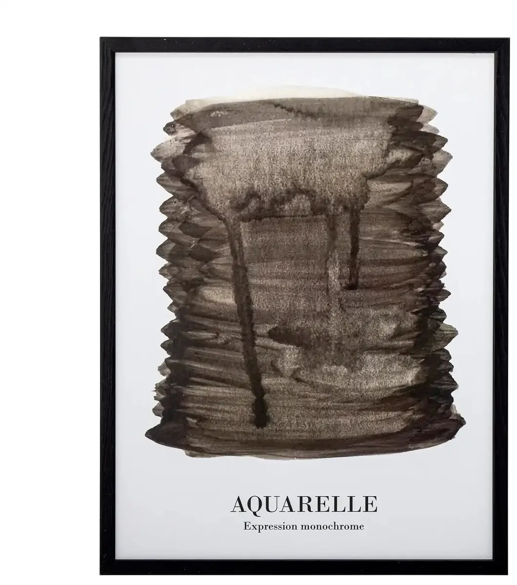 Bloomingville Poster zwart Ravenna 32x42cm