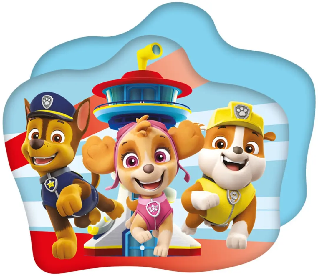 Paw Patrol Toren sierkussen 35x28 cm fluweel