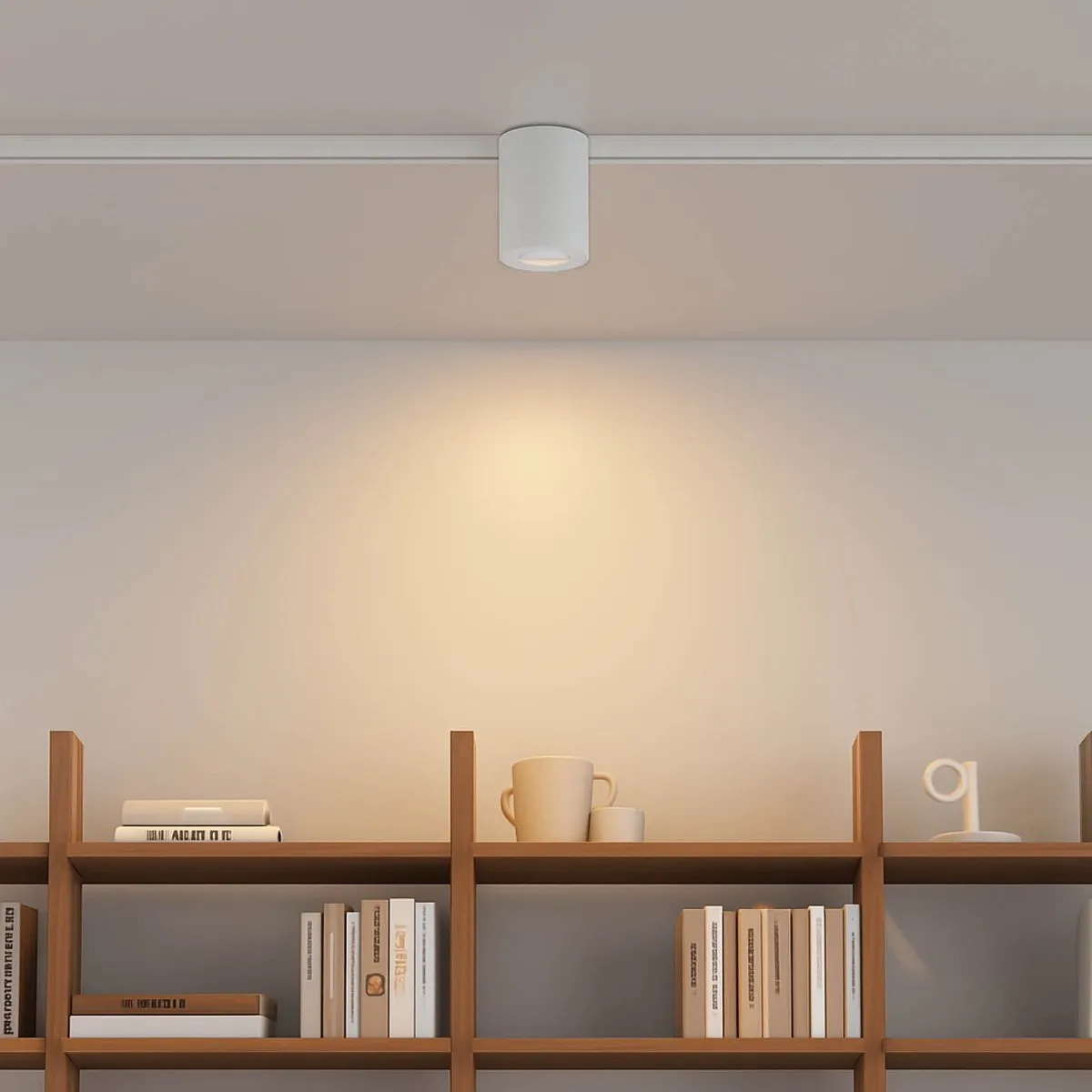 LEDVION Railspot 1-Fase Opbouwspot - Wit Aluminium