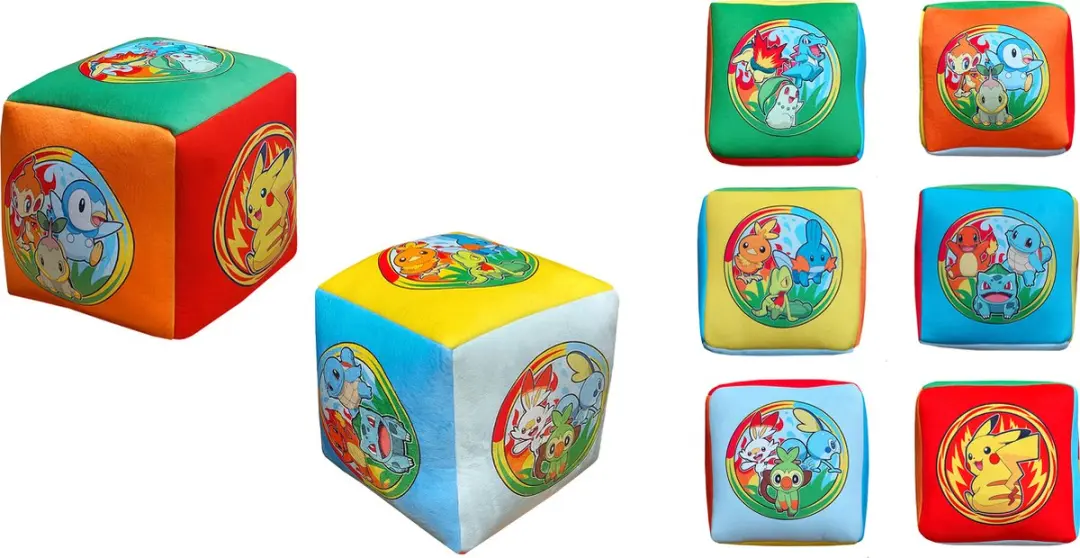 Pokemon Pikachu kussen sierkussen kubus 25x25x25cm Polyester