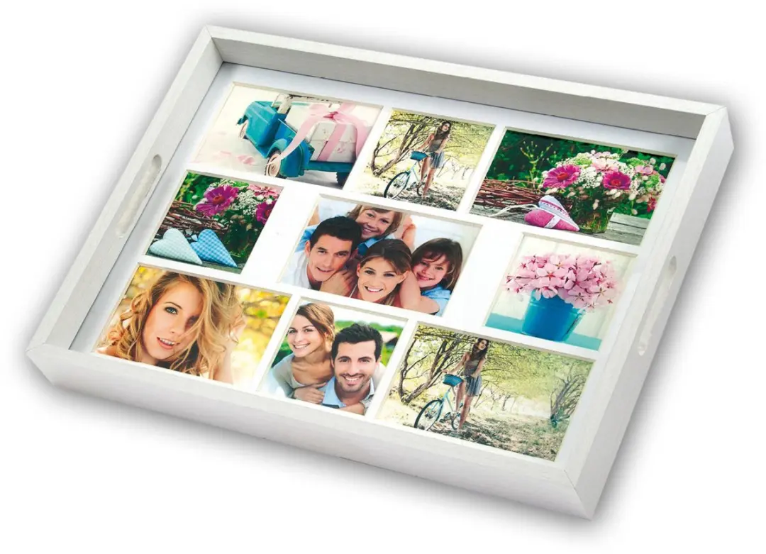 Zep Houten Foto Dienblad Wit W006