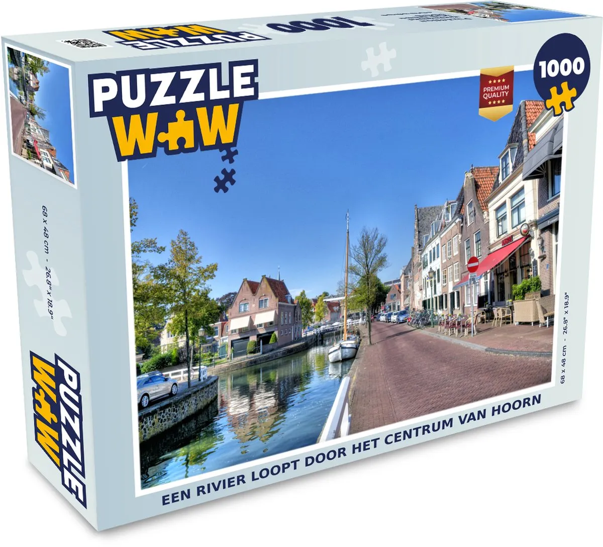 PuzzleWow Rivier door Hoorn Legpuzzel 1000 Stuks