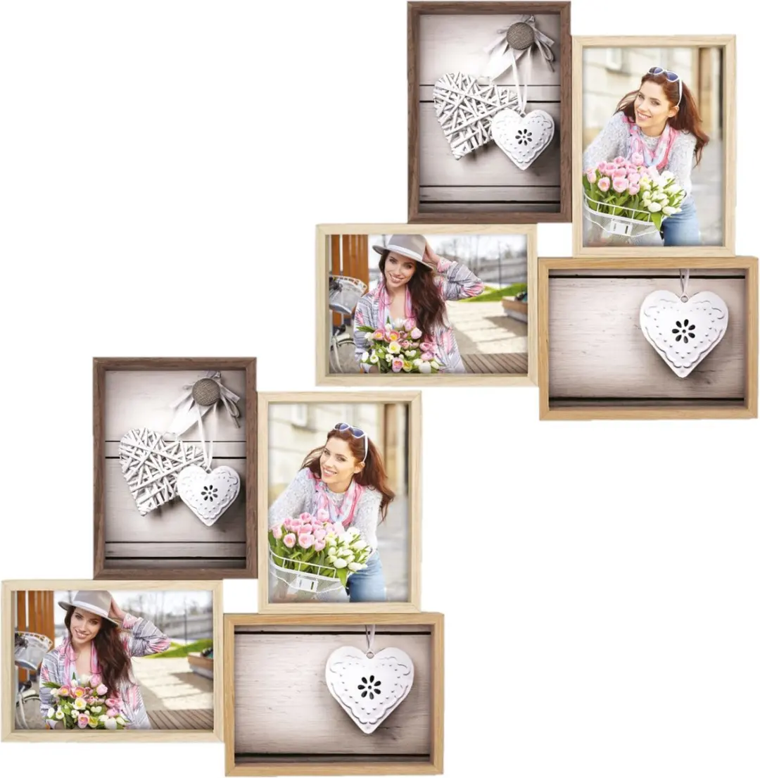 Zep Montreaux 4Q Houten Fotogalerij 4x13x18cm - Bruin - afbeelding 3 van 6