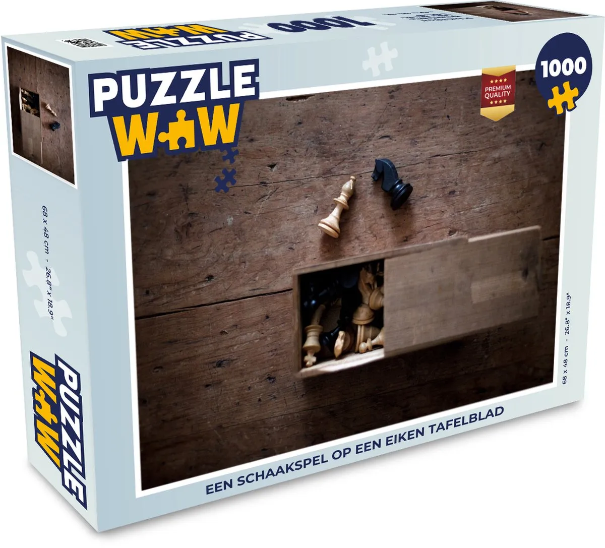 PuzzleWow Legpuzzel 1000 Stuks - Multicolor