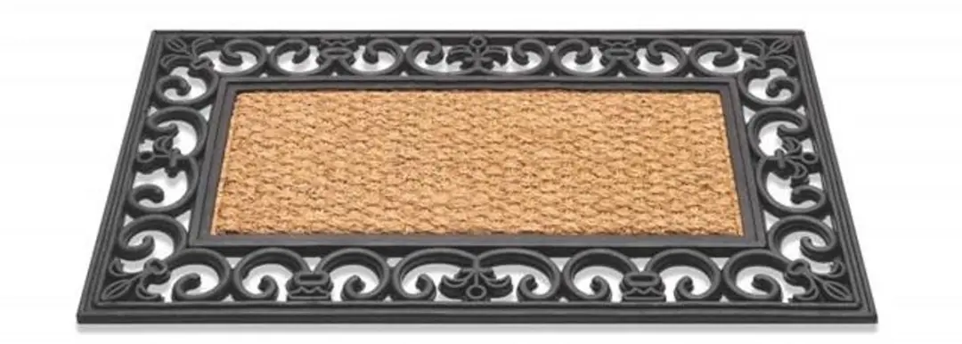 Hamat Kokos Rechthoek Deurmat 75x45cm Bruin - afbeelding 4 van 4