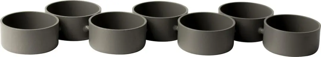 Gusta Metalen Theelichthouder 7 Stuks