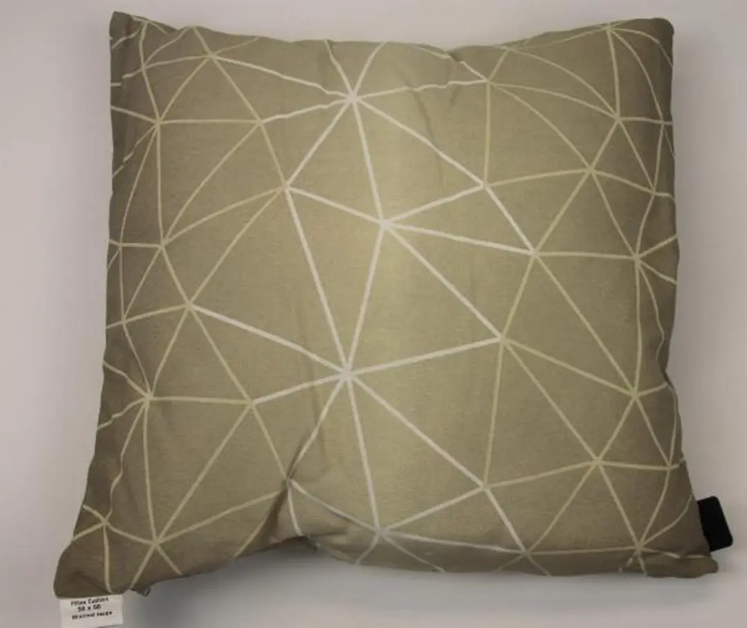 Madison sierkussen 50x50 cm Minimal taupe