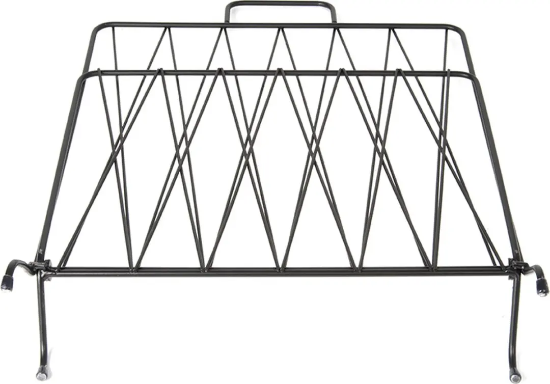 Present Time Diamond Raster Tijdschriftenrek - 40x26,5x45cm - Zwart - afbeelding 5 van 6