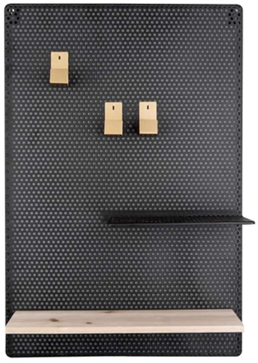 Present Time Perky Mesh Memo bord IJzer Zwart 52x34,5cm - afbeelding 4 van 4