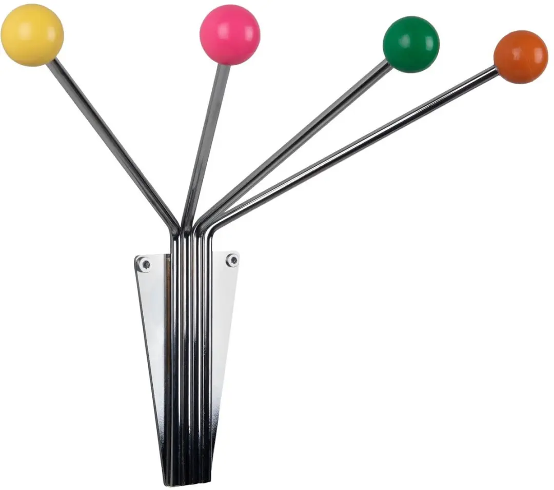 Present Time Neptune Kapstok - 4 Haken - Multicolor - afbeelding 2 van 2