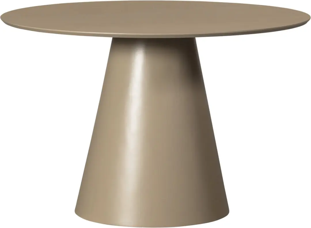 WOOOD Jorre Eettafel - MDF - Militair Bruin - 76x120x120