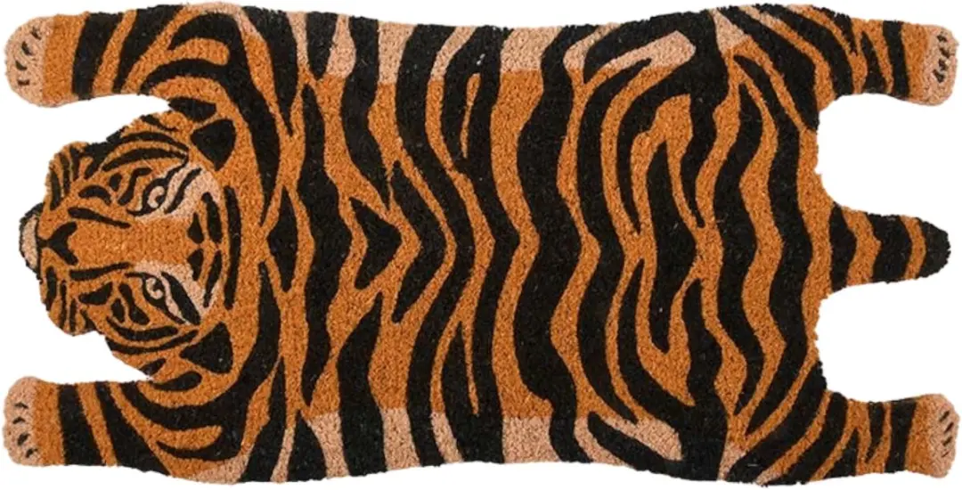 Esschert Design Kokosdeurmat Tijger 75cm