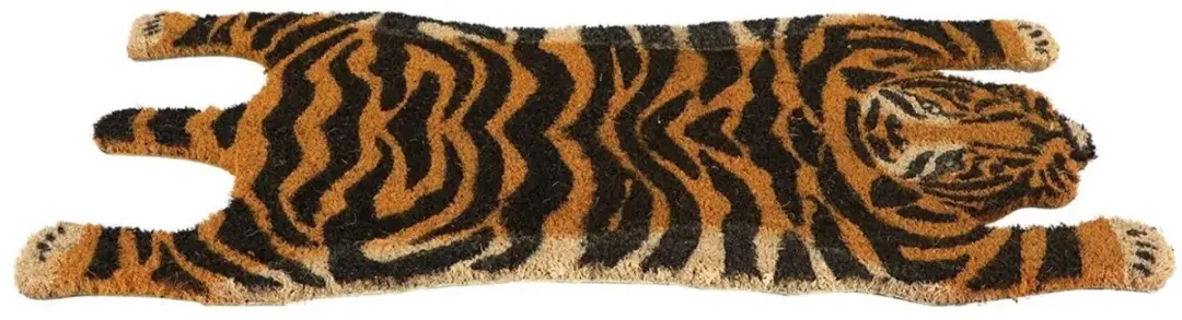 Esschert Design Kokosdeurmat Tijger 75cm - afbeelding 5 van 6