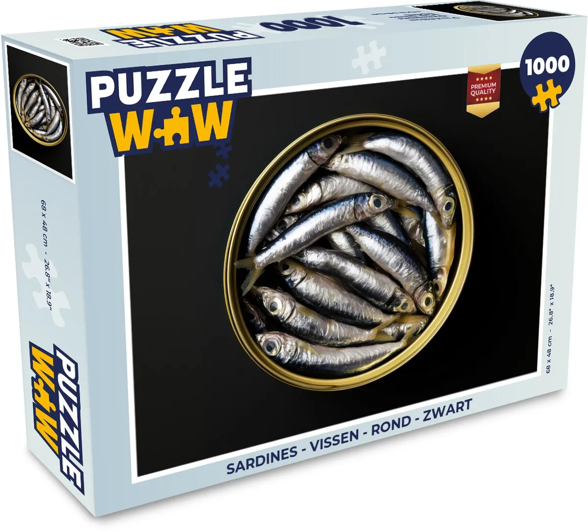 PuzzleWow Sardines Legpuzzel 1000 Stuks