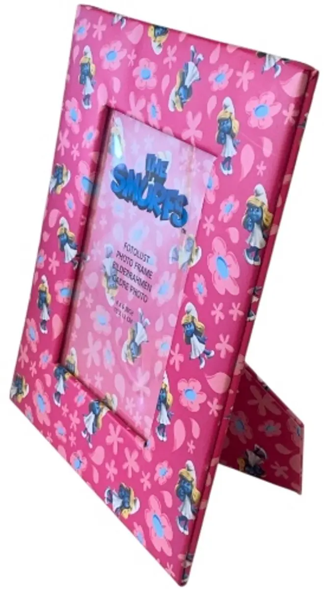 Fotolijstje smurfin roze