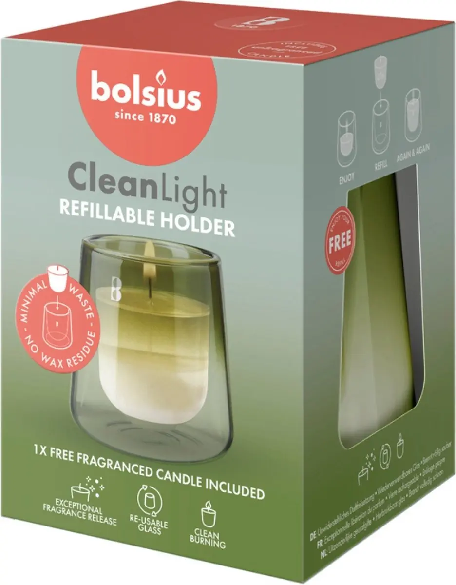 Bolsius Clean Light Starterkit Gardenia & Fig - afbeelding 2 van 6