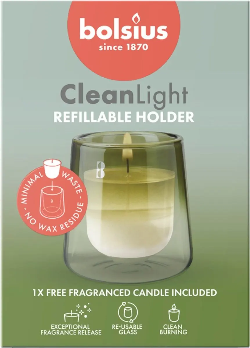 Bolsius Clean Light Starterkit Gardenia & Fig - afbeelding 3 van 6