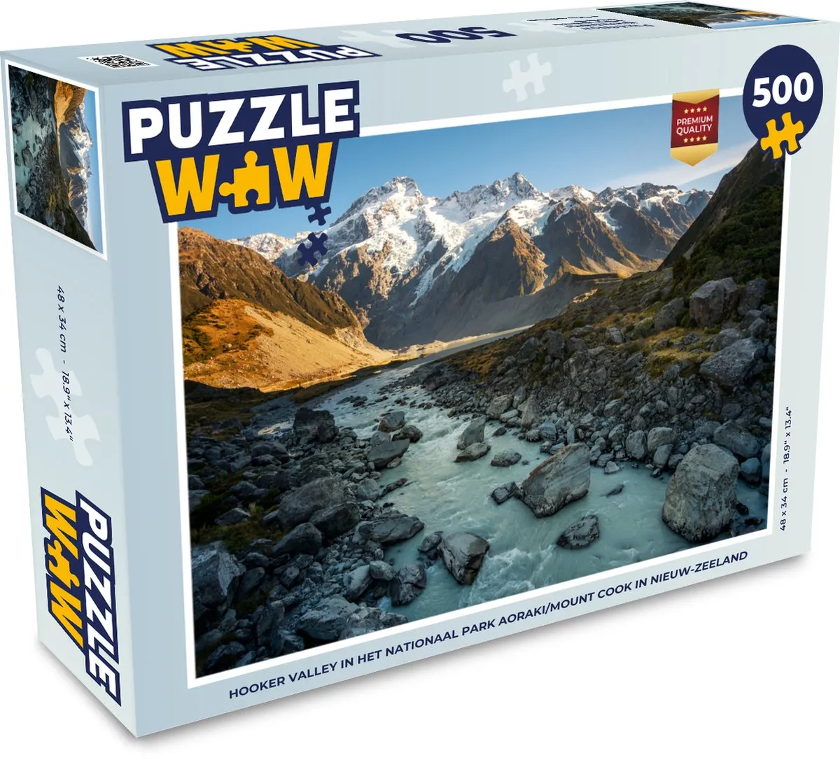PuzzleWow Hooker Valley Legpuzzel 500 Stuks