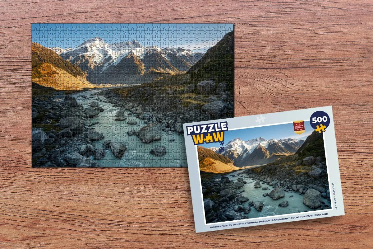 PuzzleWow Hooker Valley Legpuzzel 500 Stuks - Multicolor