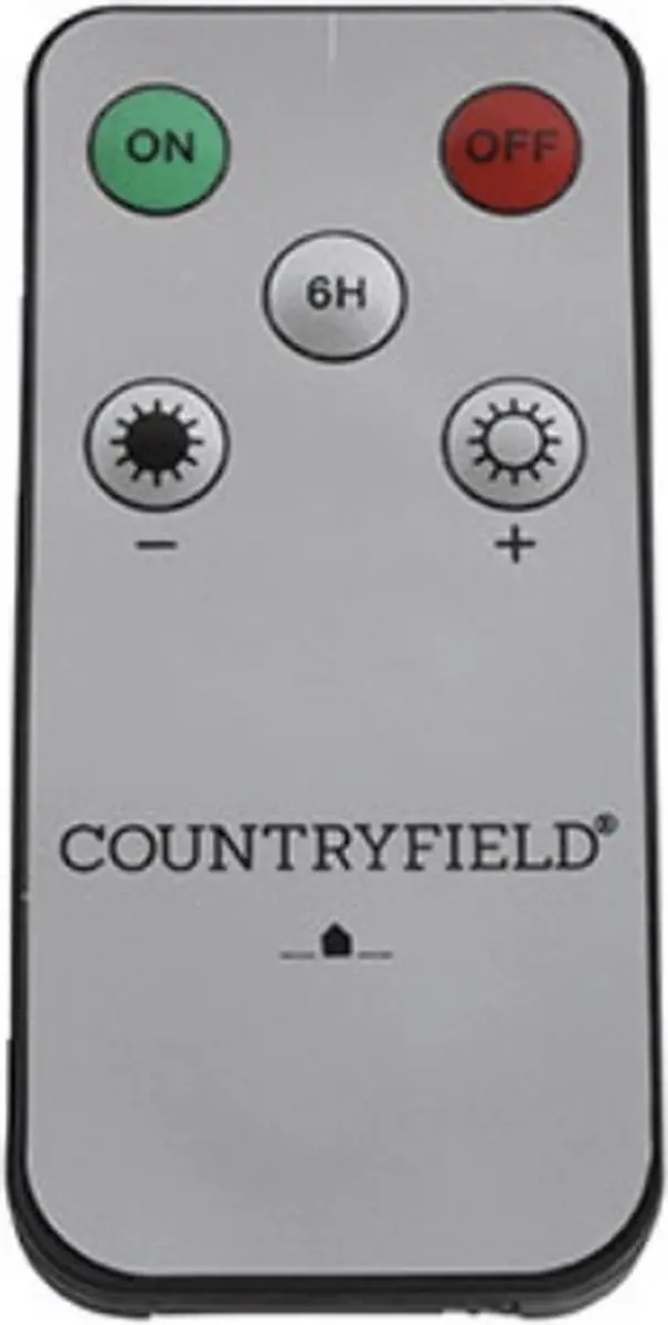 Countryfield Lyon LED Dinerkaarsen 2 Stuks - 24cm - Taupe - afbeelding 2 van 3