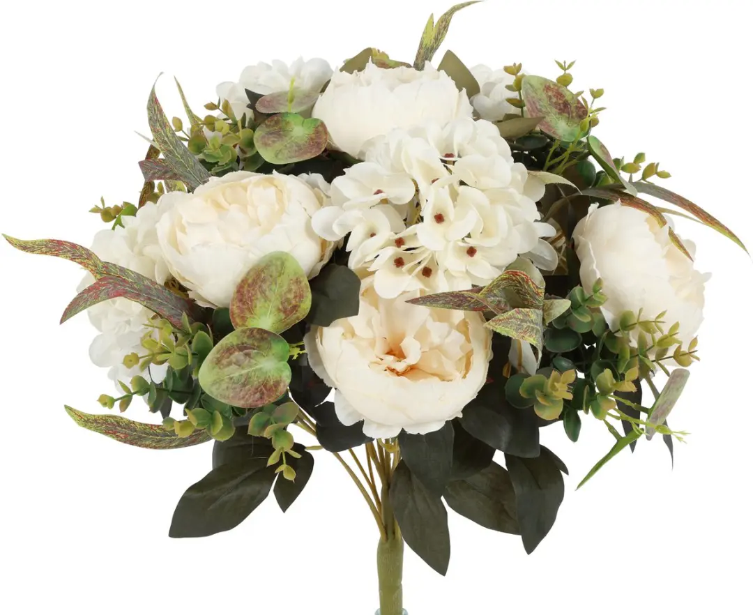 Countryfield Kunstboeket Hortensia & Pioen 53 cm