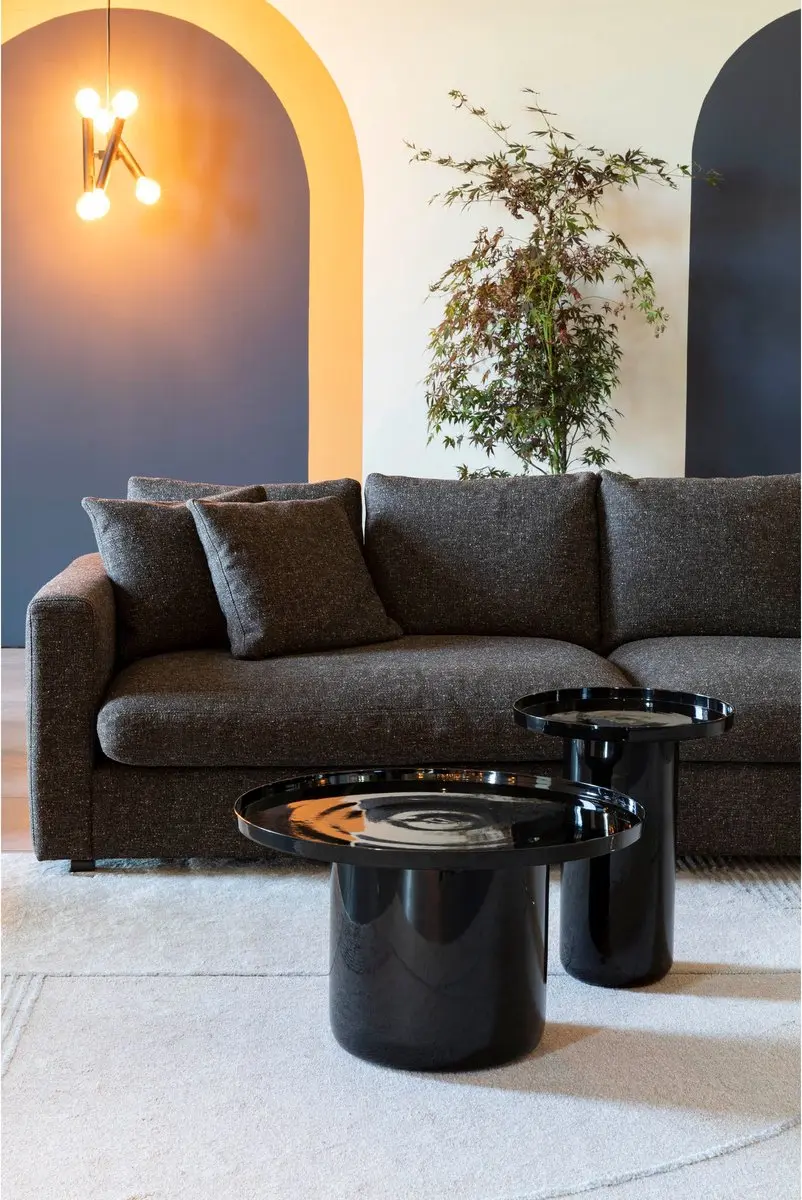 Zuiver Shiny Bomb Salontafel Rond 67cm - Zwart - afbeelding 3 van 6