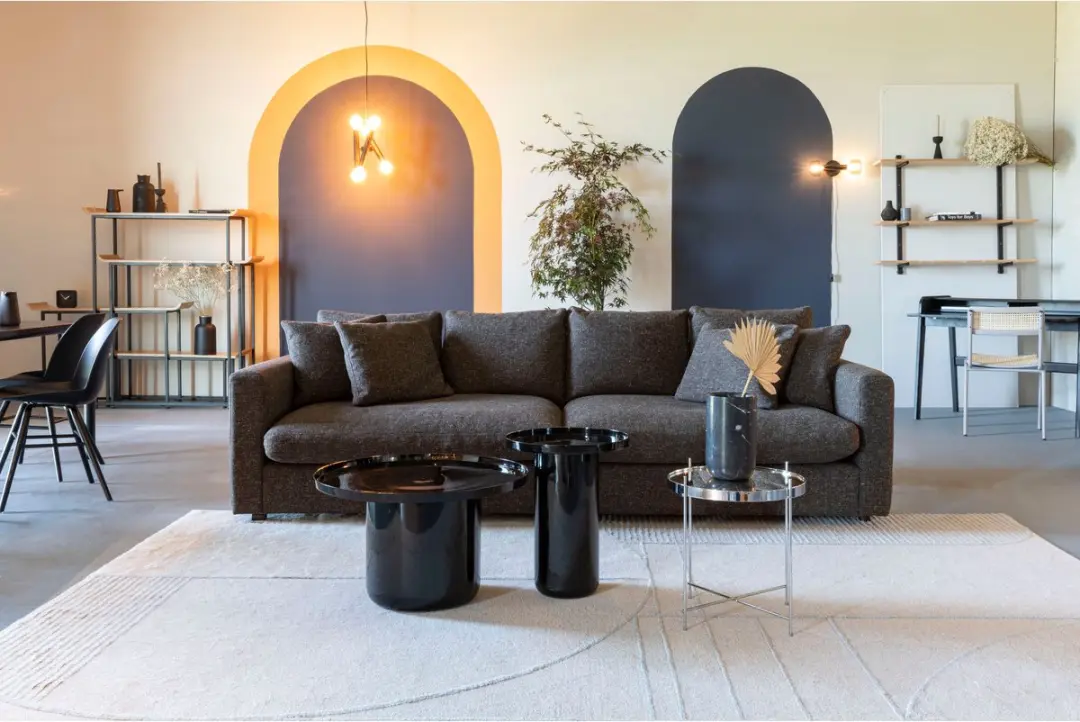Zuiver Shiny Bomb Salontafel Rond 67cm - Zwart - afbeelding 4 van 6
