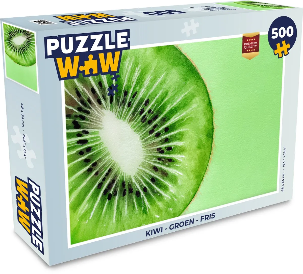 PuzzleWow Kiwi Legpuzzel 500 Stuks