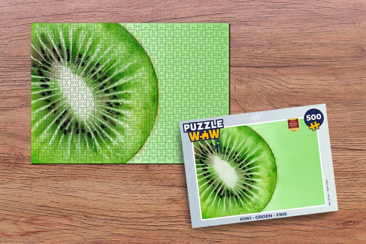 PuzzleWow Kiwi Legpuzzel 500 Stuks - Multicolor