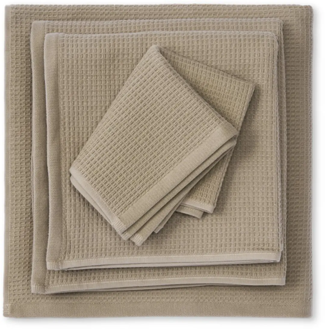 Kayori Nuno Douchelaken - 70x140 cm - Set van 2 - Taupe