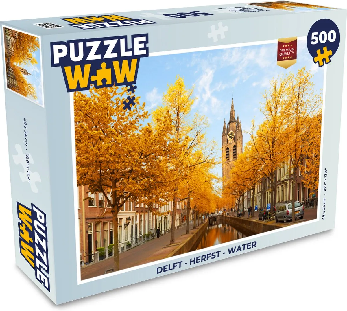PuzzleWow Herfst Water Legpuzzel 500 Stuks