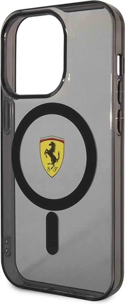 Ferrari Translucent Back Case iPhone 14 Pro - Zwart - MagSafe - afbeelding 6 van 6