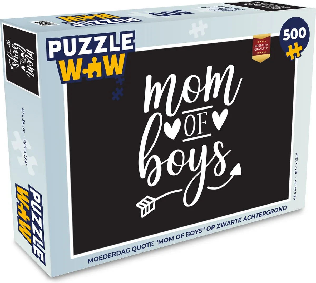 PuzzleWow Mama Quotes Legpuzzel 500 Stuks