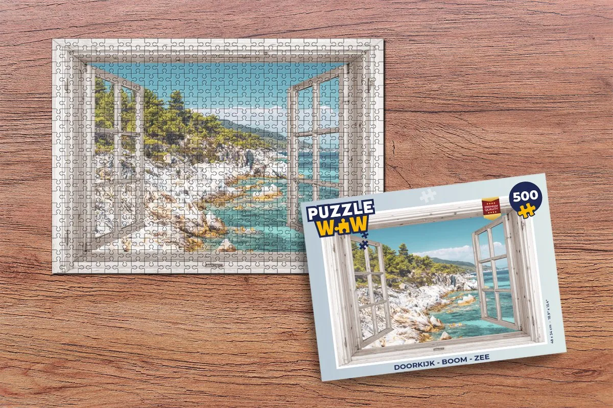 PuzzleWow Boom Legpuzzel 500 Stuks - Multicolor