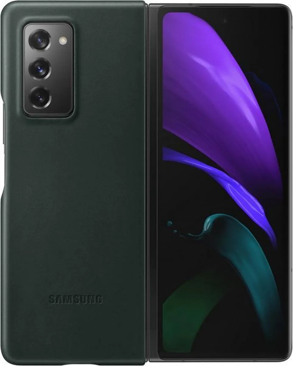 Samsung Galaxy Z Fold 2 Lederhoes - Groen