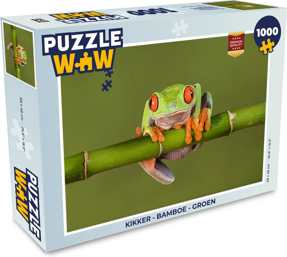 PuzzleWow Kikker Legpuzzel 1000 Stuks