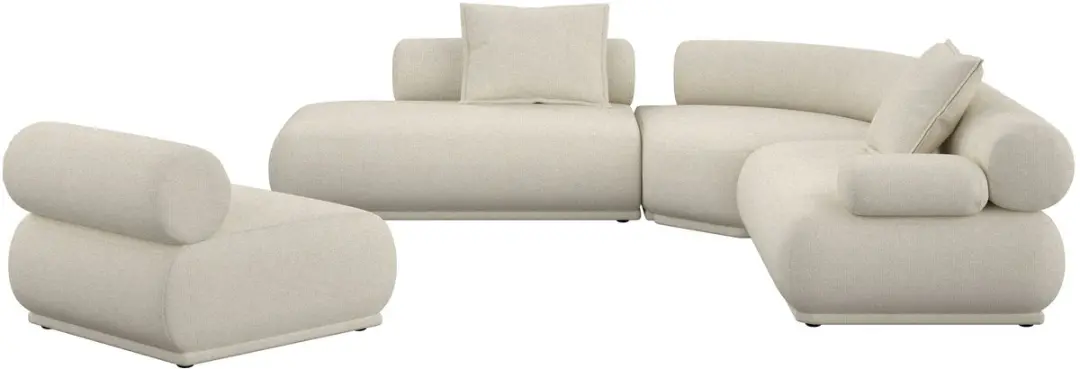 Zuiver Rembrandt 7,5-Zitsbank Rechts Beige - afbeelding 4 van 5