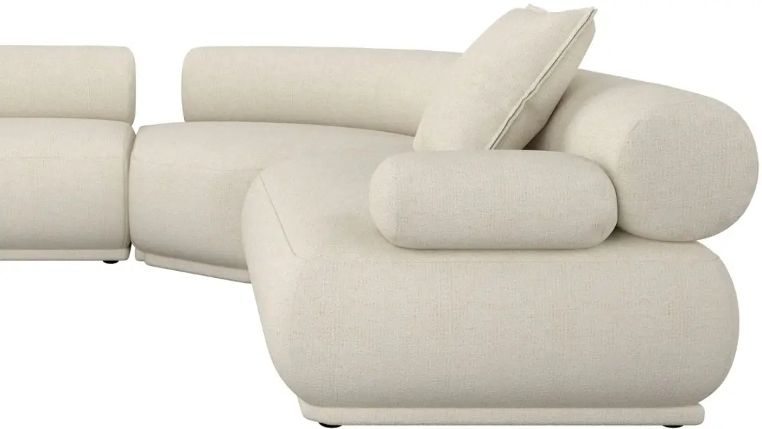 Zuiver Rembrandt 7,5-Zitsbank Rechts Beige - afbeelding 3 van 5