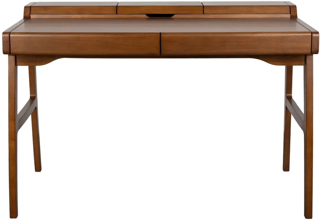 Zuiver Kaat Bureau 120x70cm - Walnoot - afbeelding 2 van 6